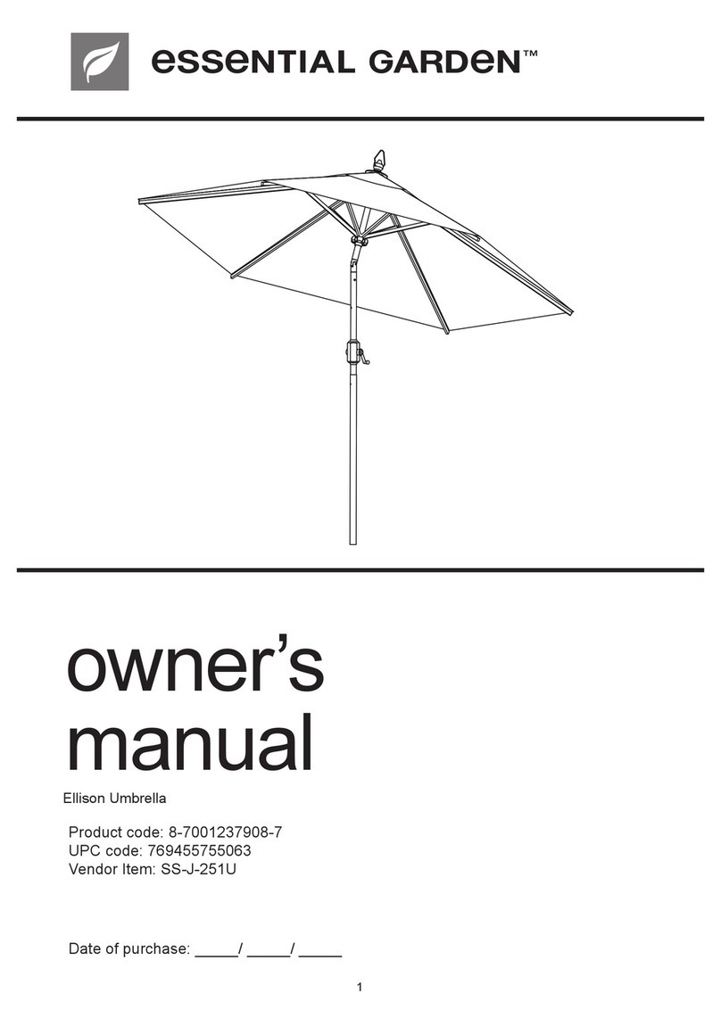 Essential Garden SS-J-251U owner's manual Essential Garden SS-J-251U owner's manual
