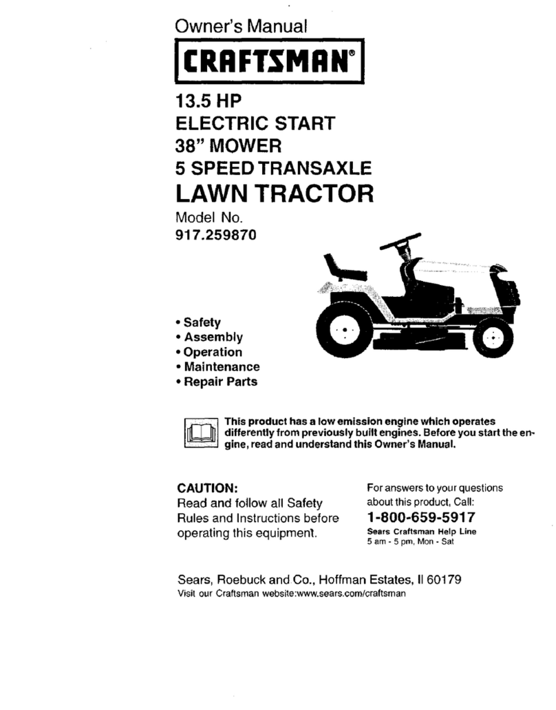 Craftsman 917.259870 User manual