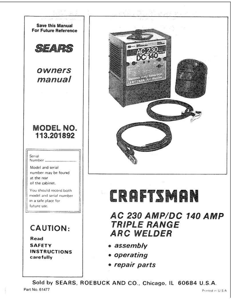 Craftsman 113.201892 User manual