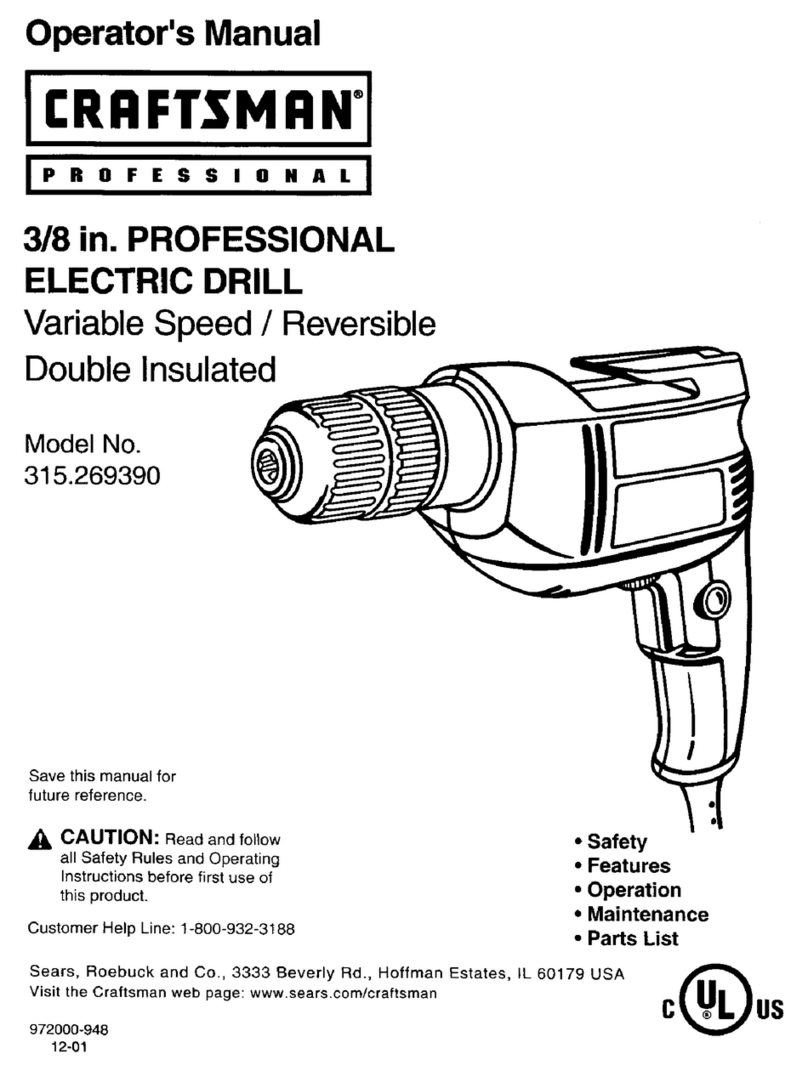 Craftsman 315.269390 User manual