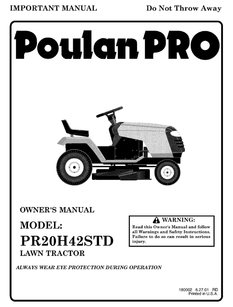 Poulan Pro PR20H42STD User manual