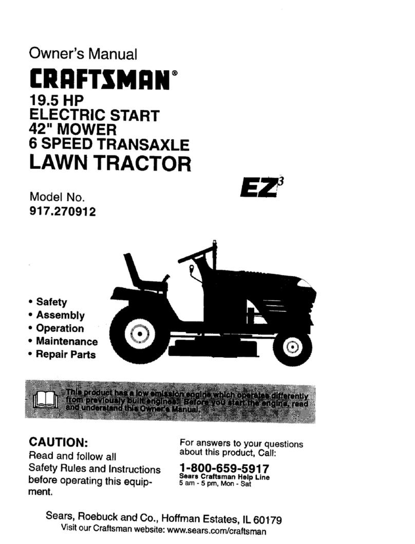 Craftsman EZ3 917.270912 User manual