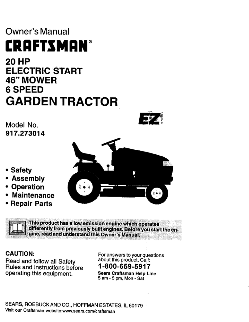 Craftsman EZ 917.273014 owner's manual