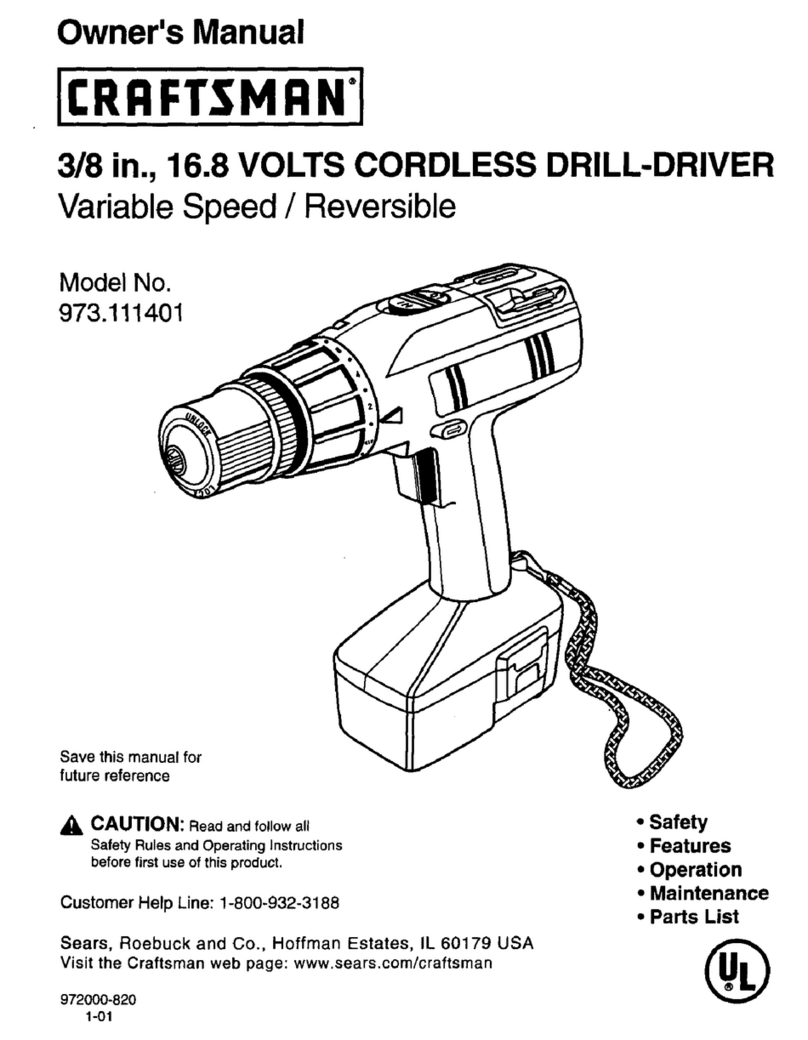 Craftsman 973.111401 User manual