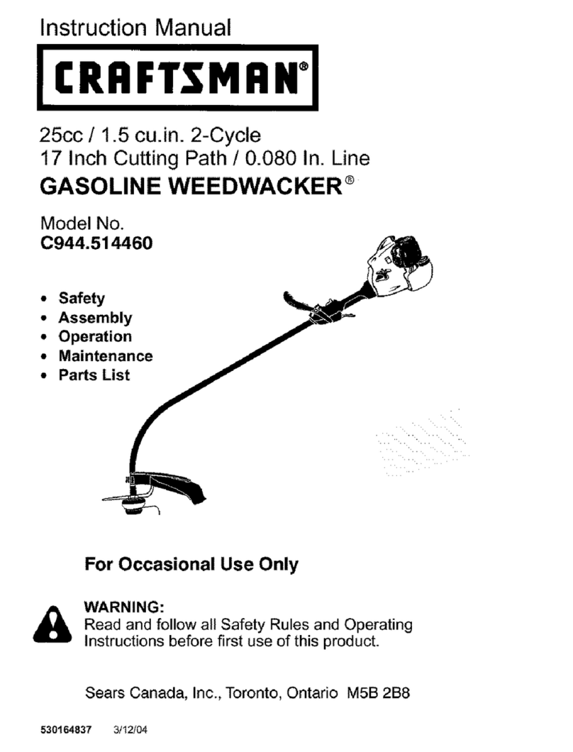 Craftsman WEEDWACKER C944.514460 User manual