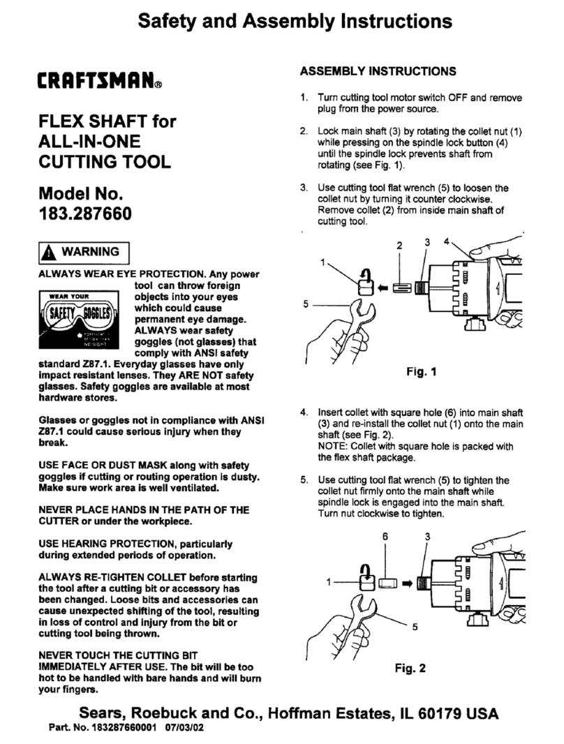 Craftsman 183.287660 Quick setup guide