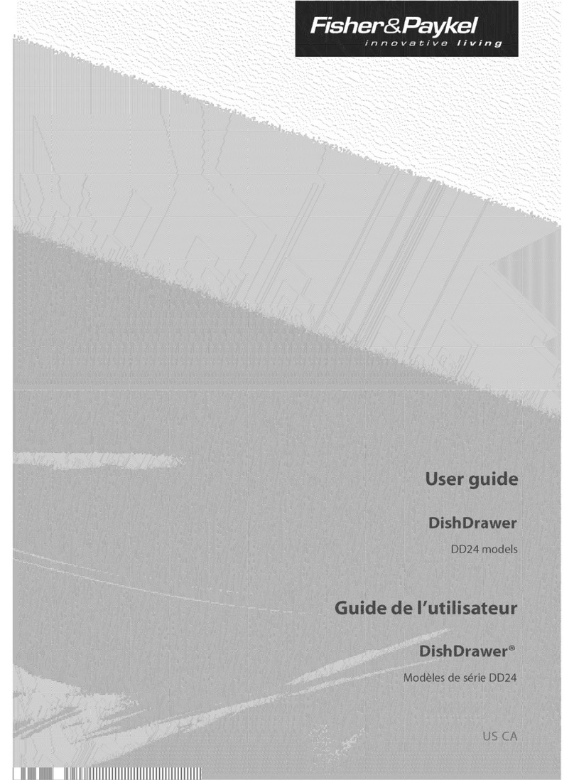 Fisher & Paykel DISHDRAWER DD24 user guide