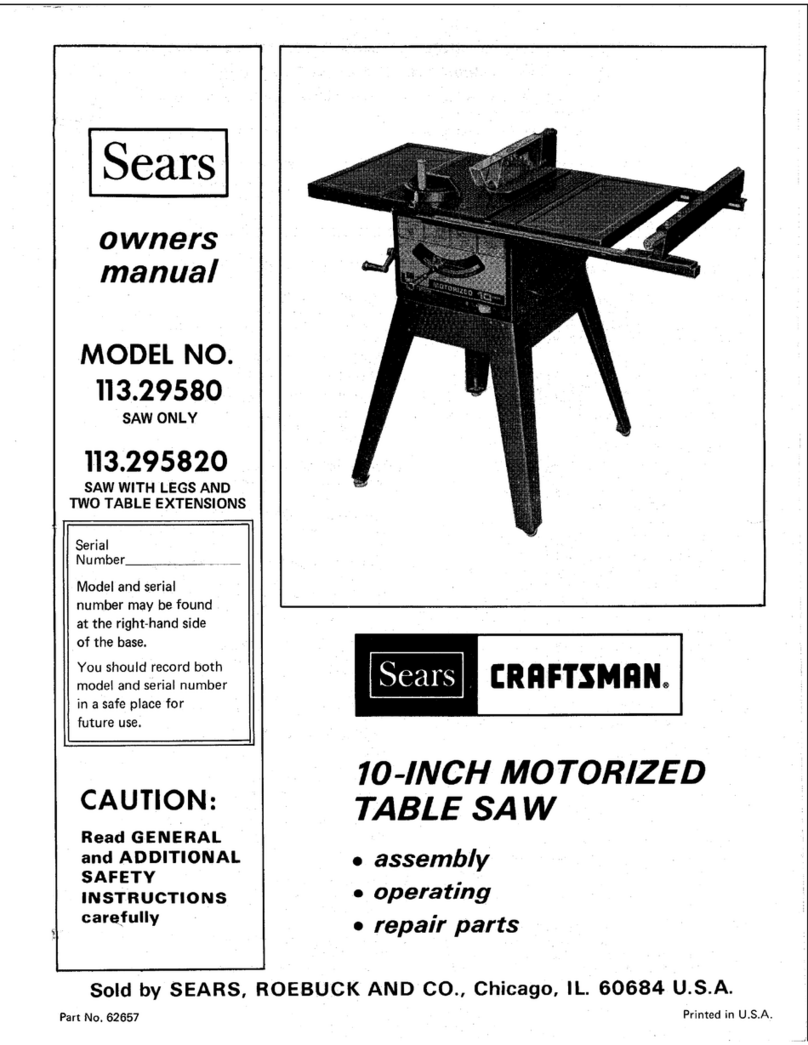 Craftsman 113.295820 User manual