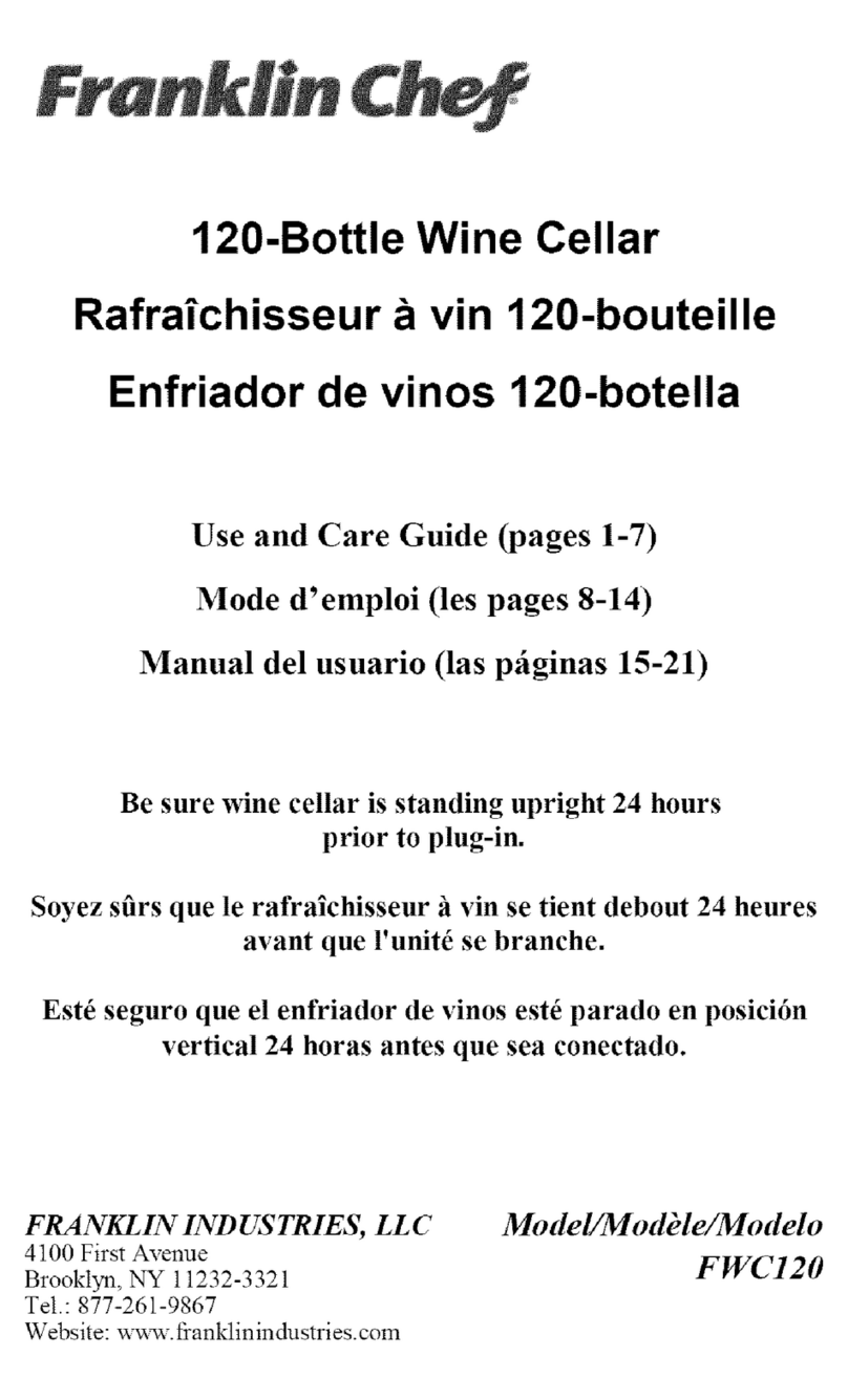 Franklin Chef FWC120 User manual