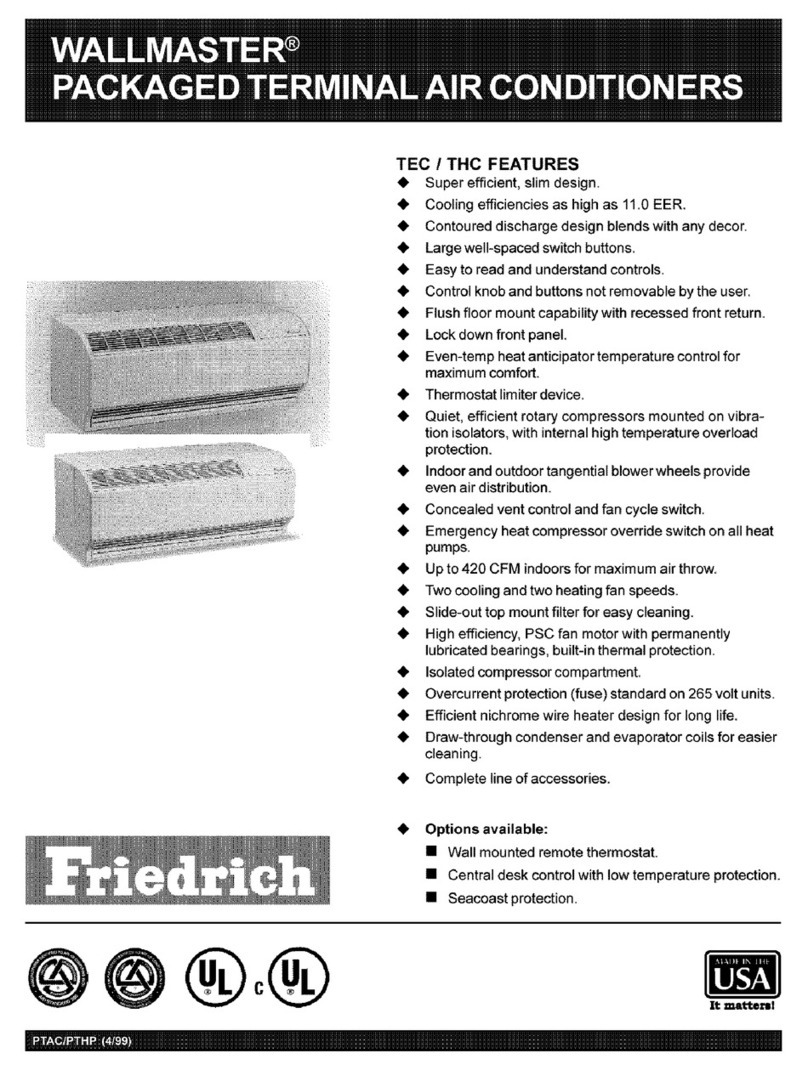 Friedrich WALLMASTER TEC Series User manual
