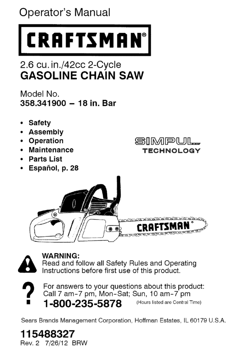 Craftsman 358.341900 User manual