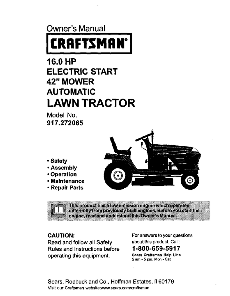 Craftsman 917.272065 User manual