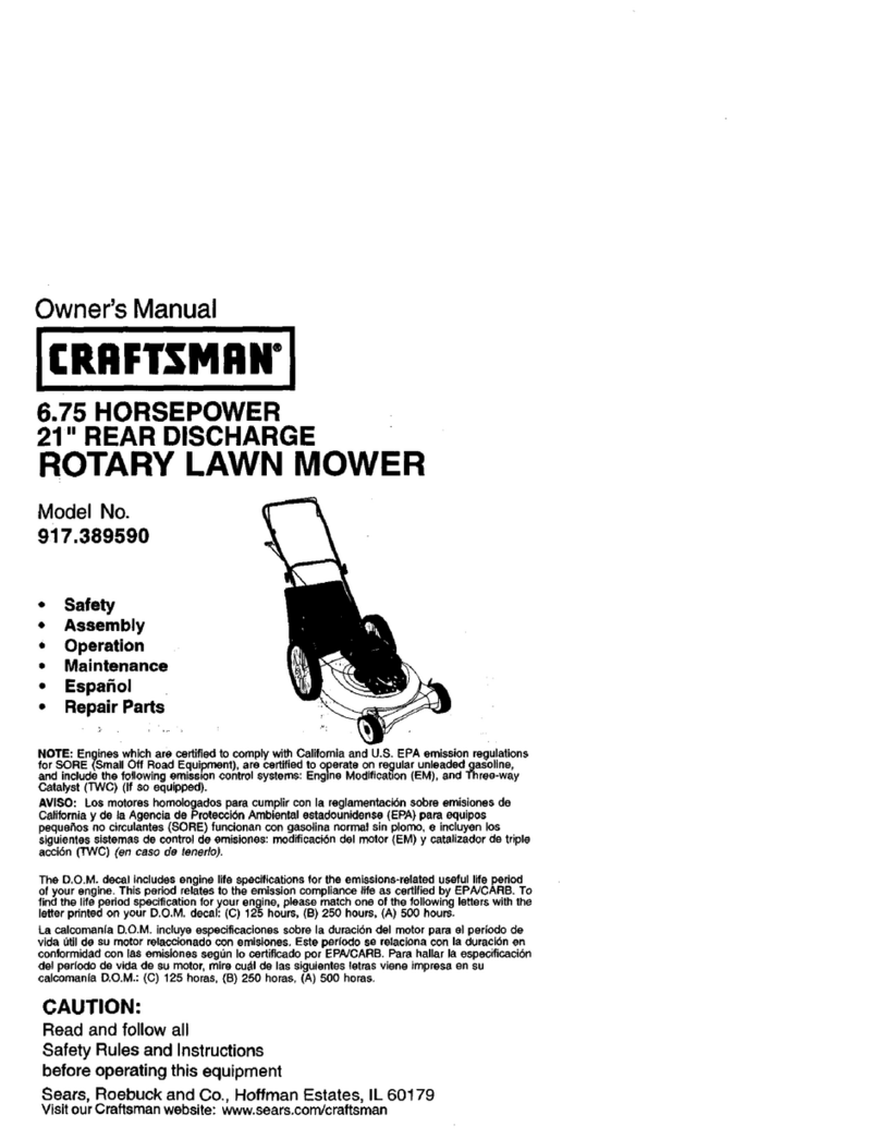 Craftsman 917.389590 User manual