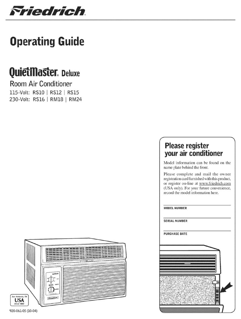 Friedrich QuietMaster RS16 User manual