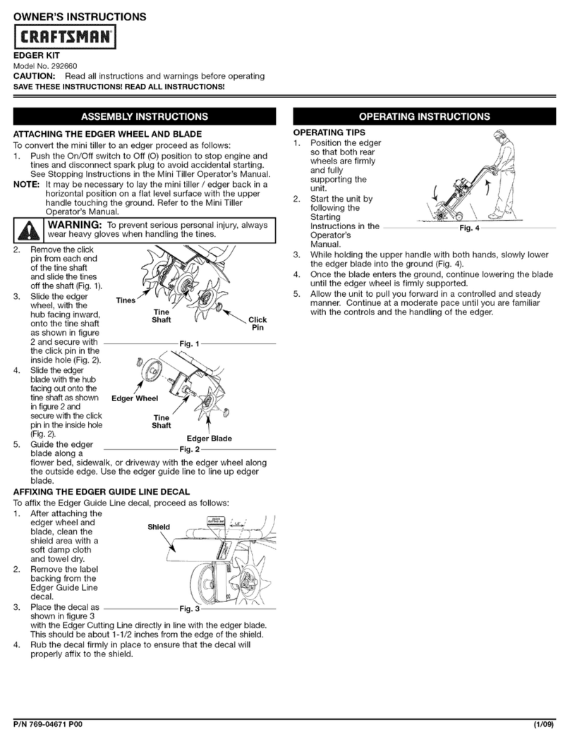 Craftsman 292660 Owner's instructions
