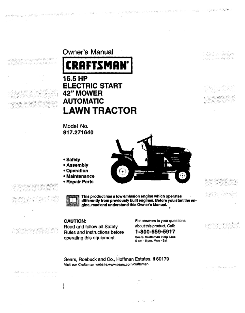 Craftsman 917.271640 User manual