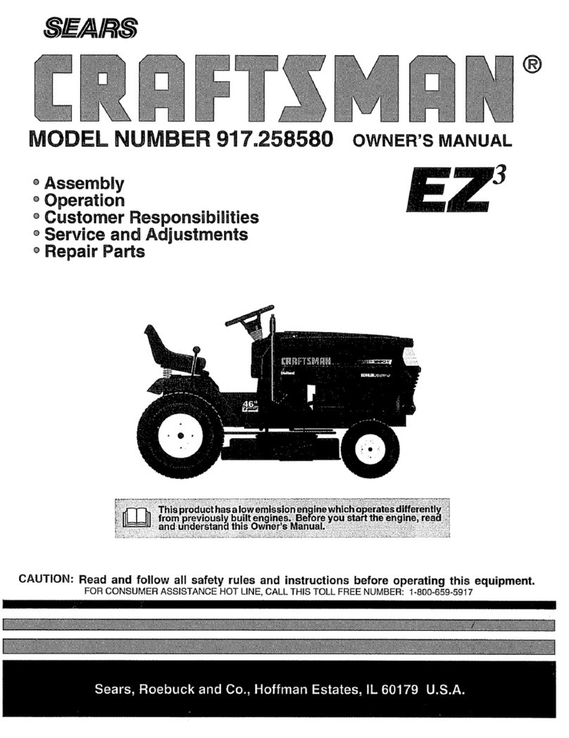 Craftsman EZ3 917.258580 User manual