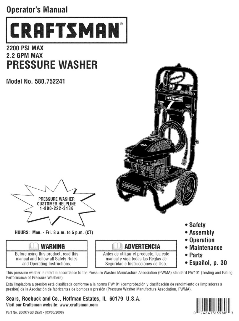 Craftsman 580.752241 User manual