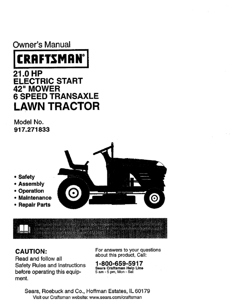 Craftsman 917.271833 owner's manual