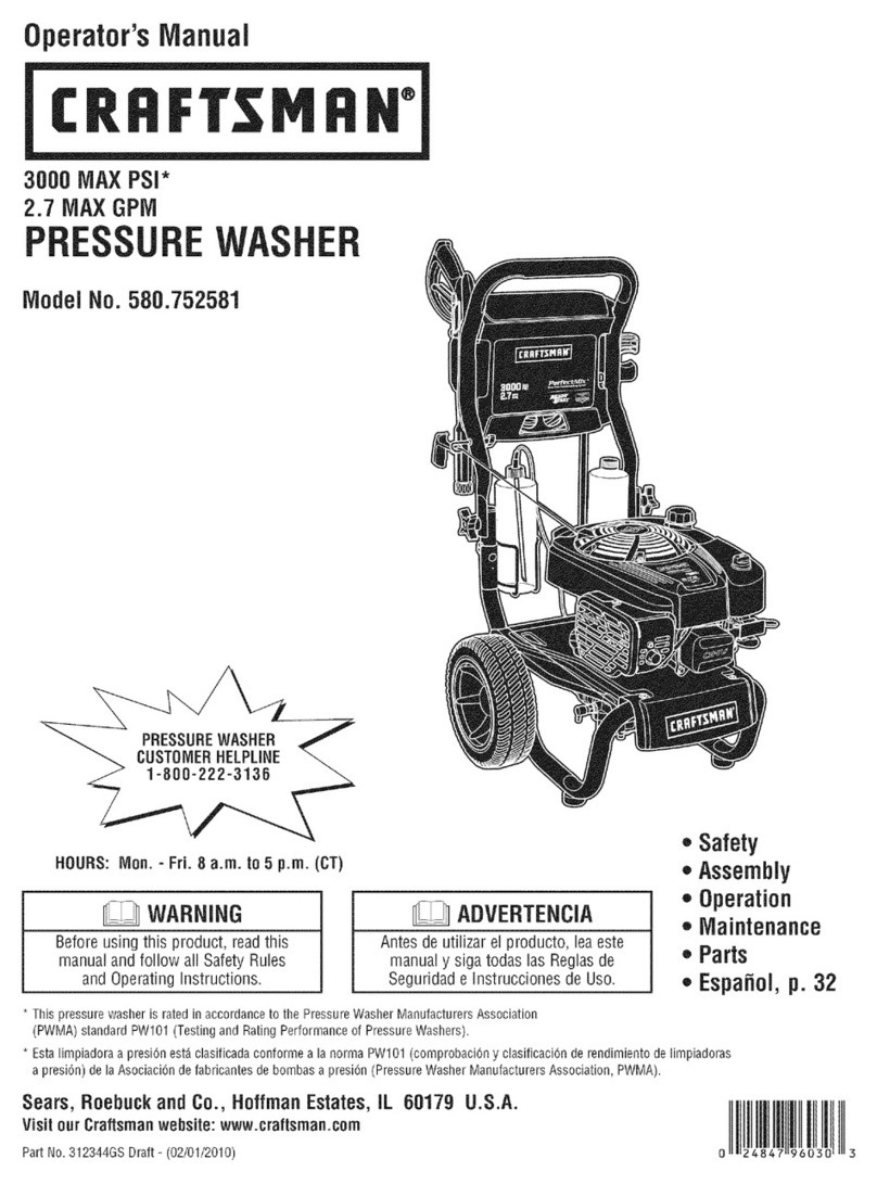 Craftsman 580.752581 Operator's manual