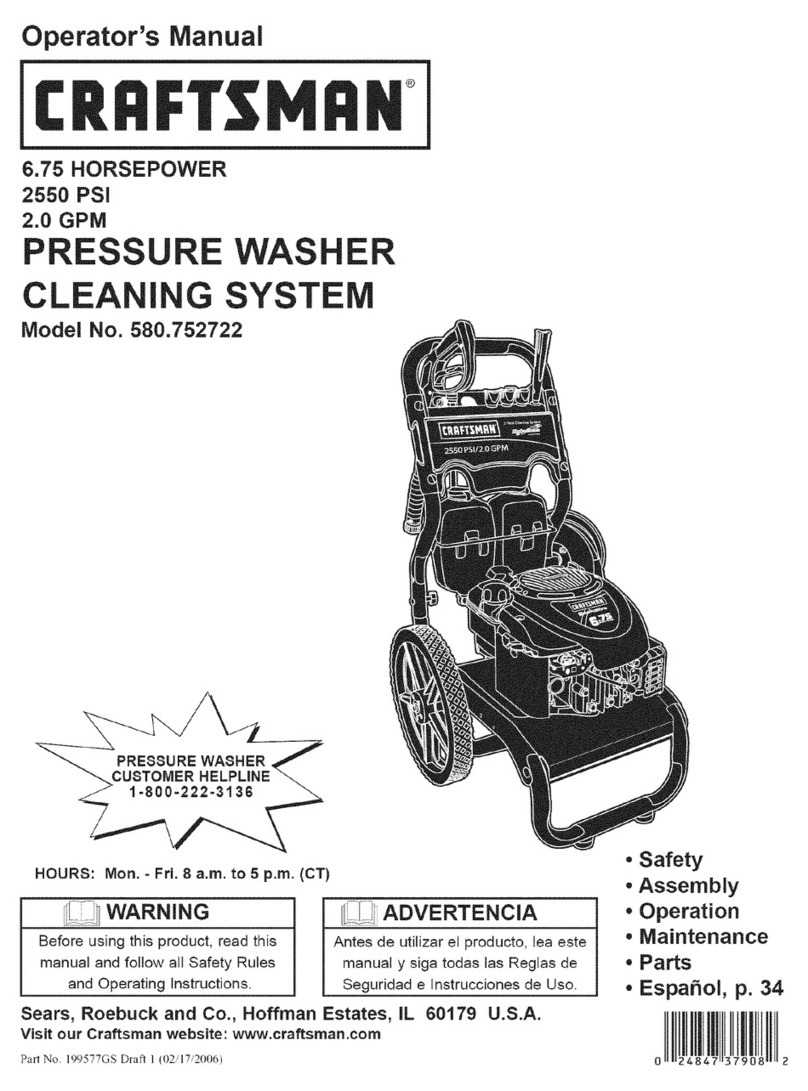 Craftsman 580.752722 User manual