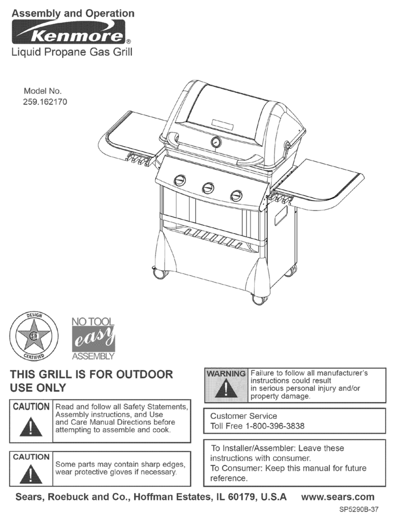 Kenmore 259.162170 Assembly and operation