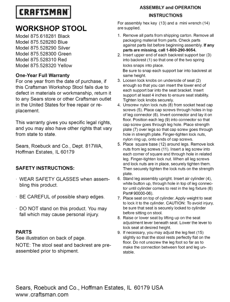Craftsman 875.528280 User manual Craftsman 875.528280 User manual