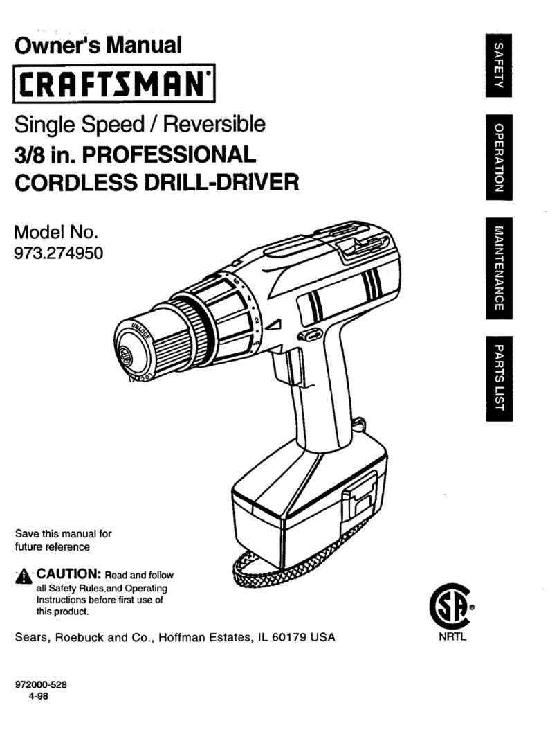 Craftsman 973.274950 owner's manual