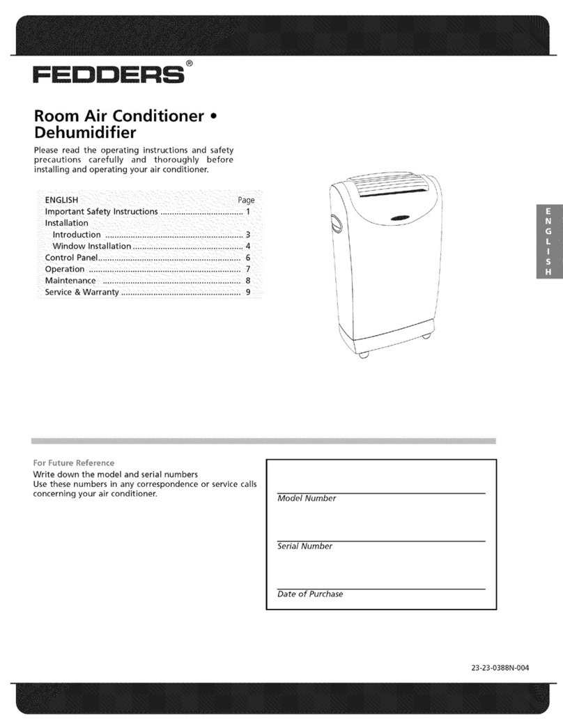 Fedders A6P09D2COM User manual