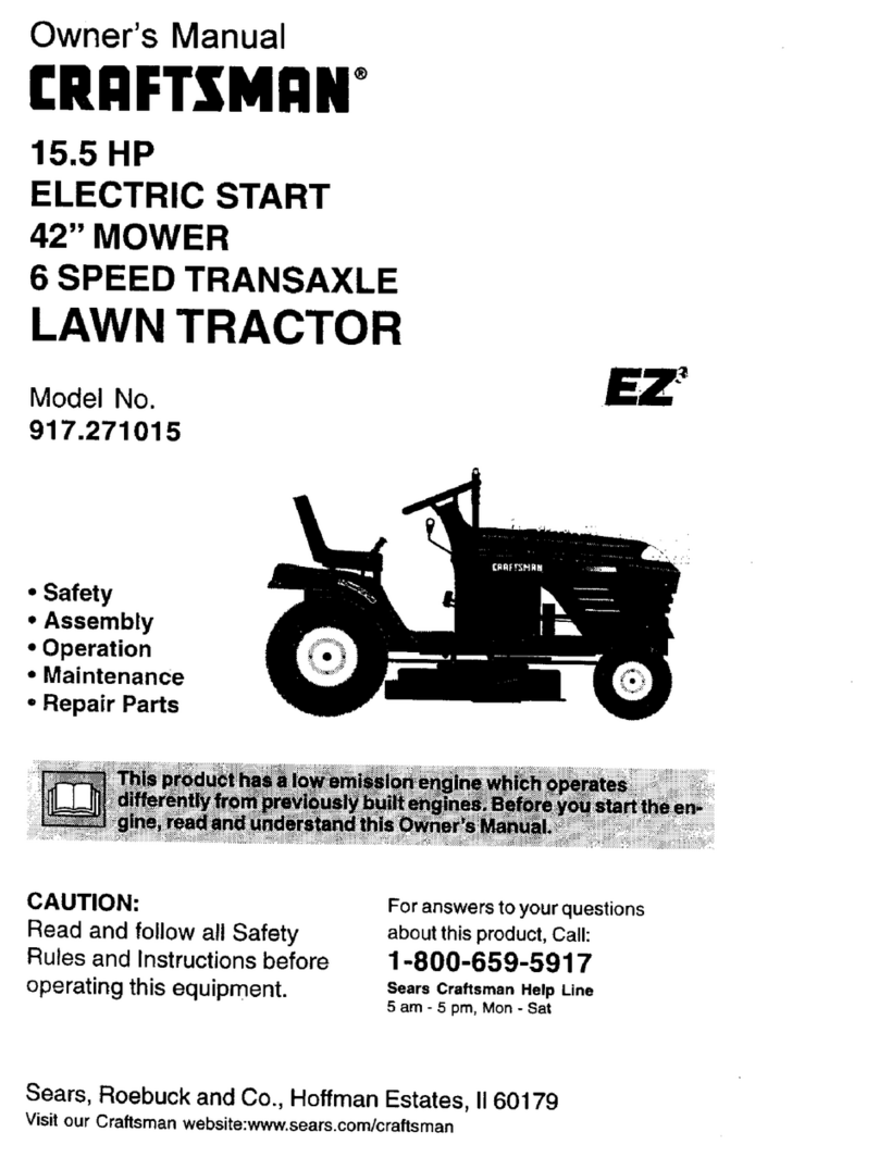 Craftsman EZ3 917.271015 owner's manual