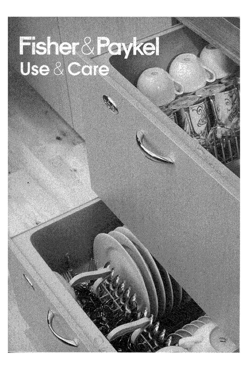 Fisher & Paykel DS601V2I-87550 Owner's manual