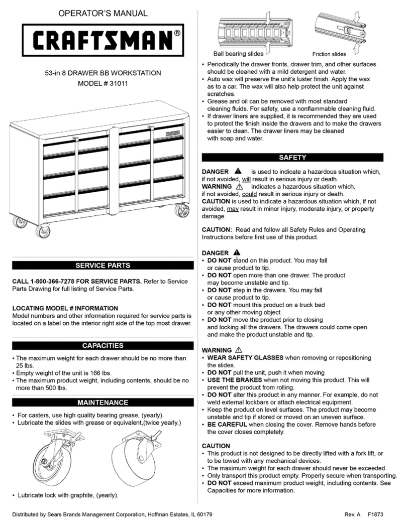 Craftsman 31011 User manual
