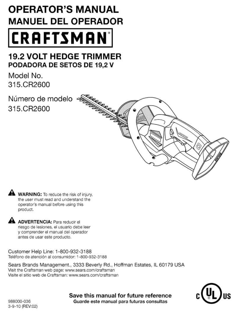 Craftsman 315.CR2600 Operator's manual
