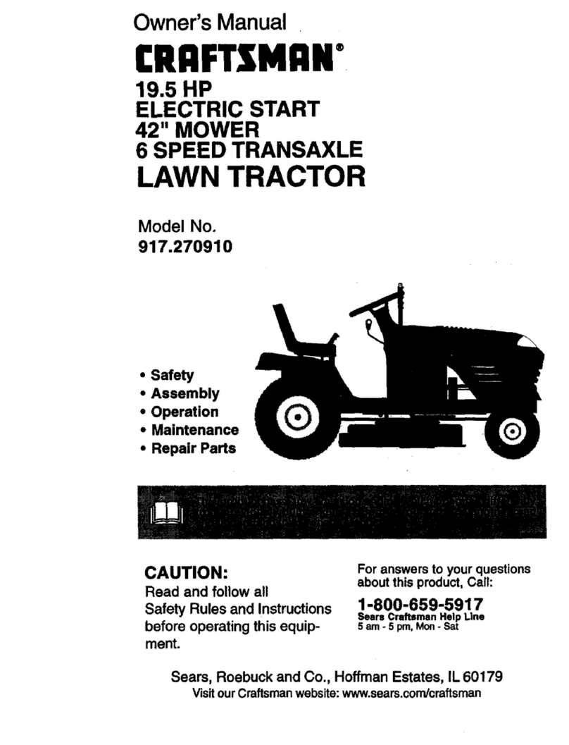 Craftsman 917.270910 owner's manual