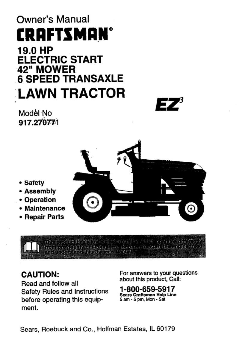 Craftsman EZ3 917.270771 owner's manual