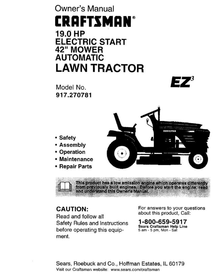 Craftsman EZ3 917.270781 User manual