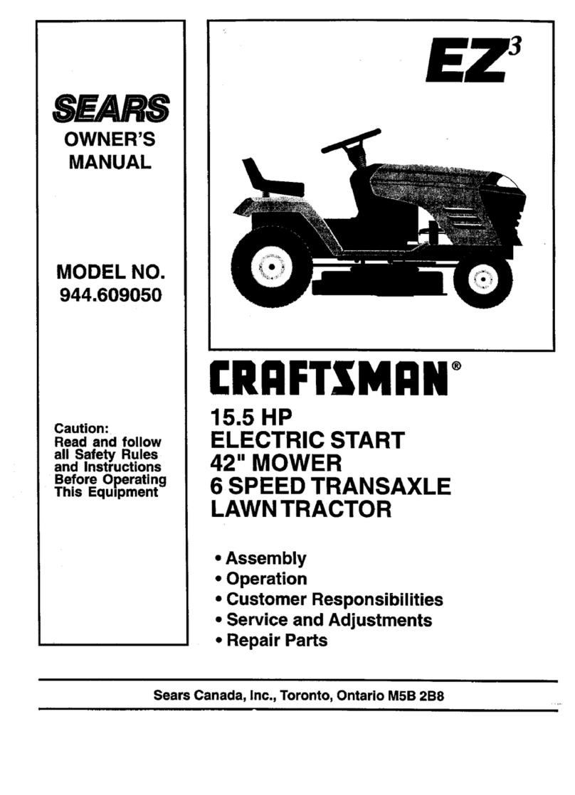 Craftsman EZ3 944.609050 User manual