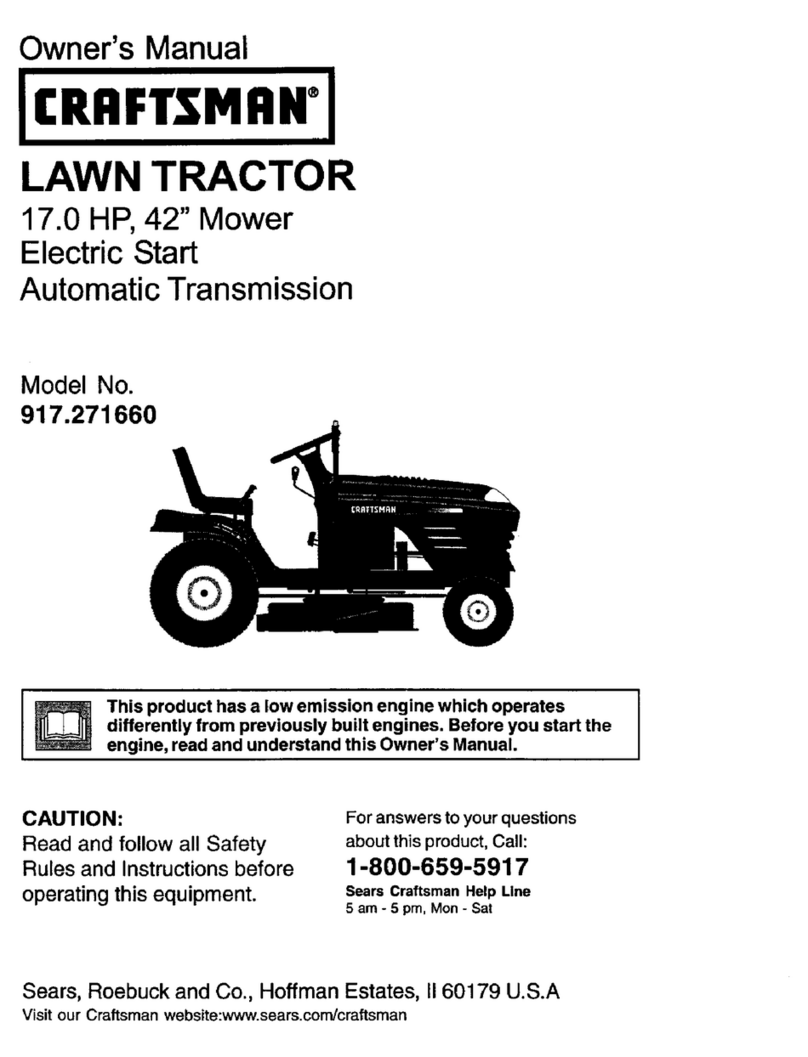 Craftsman 917.271660 owner's manual