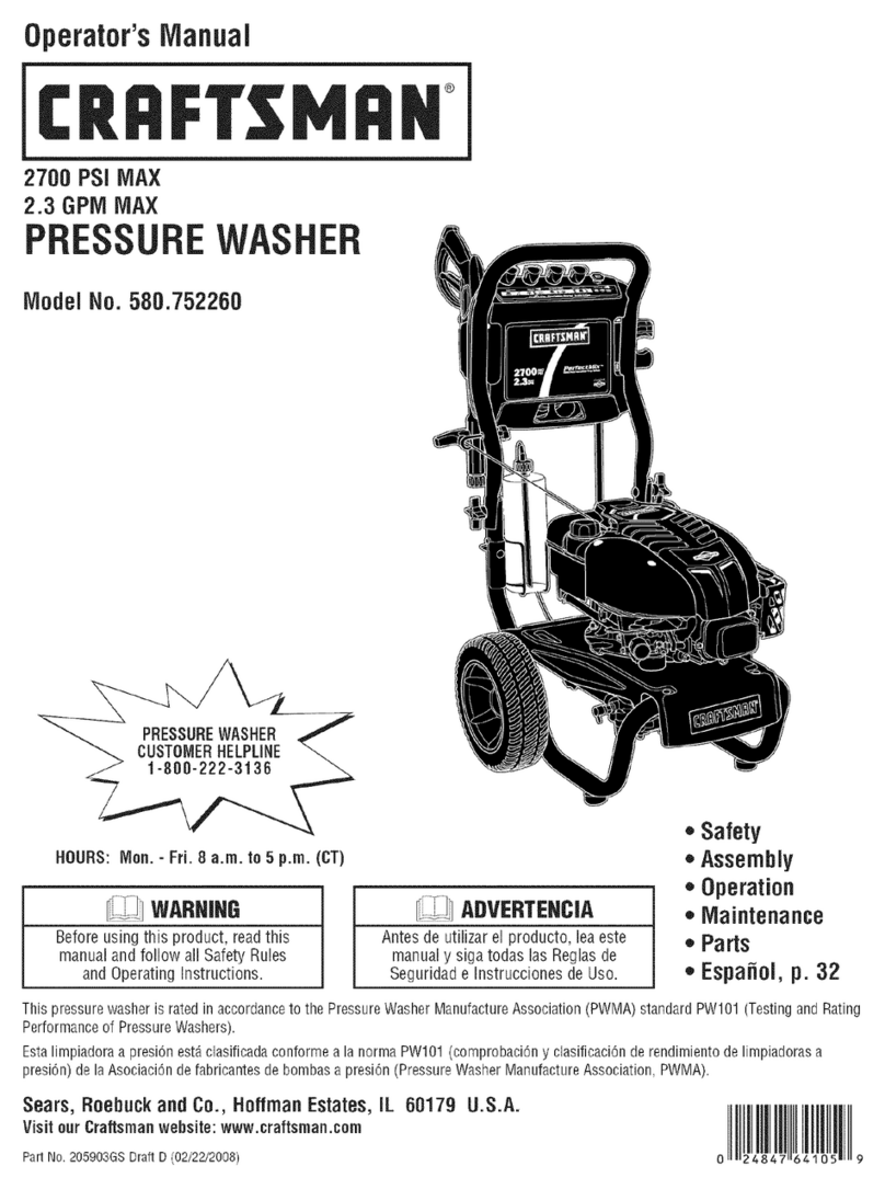 Craftsman 580.752260 User manual