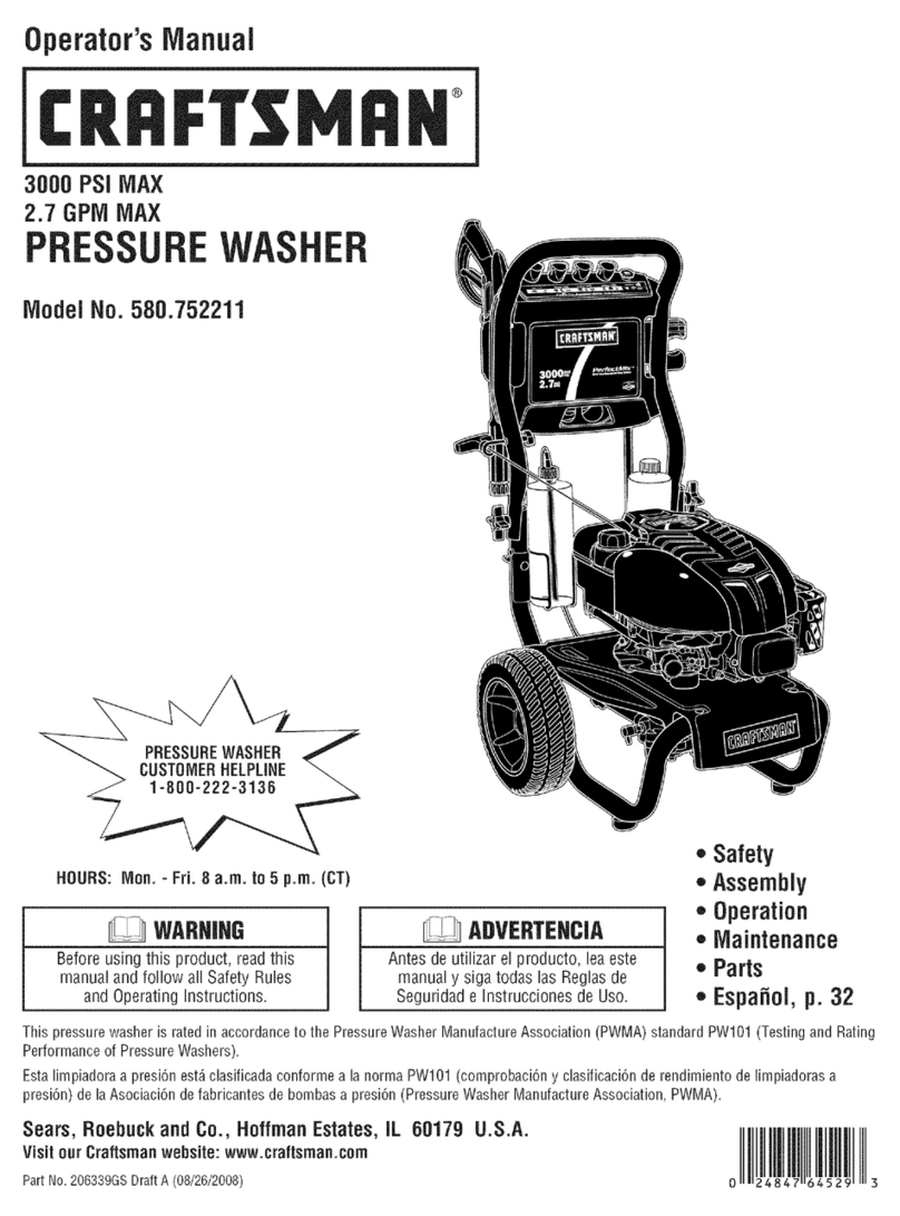 Craftsman 580.752211 User manual
