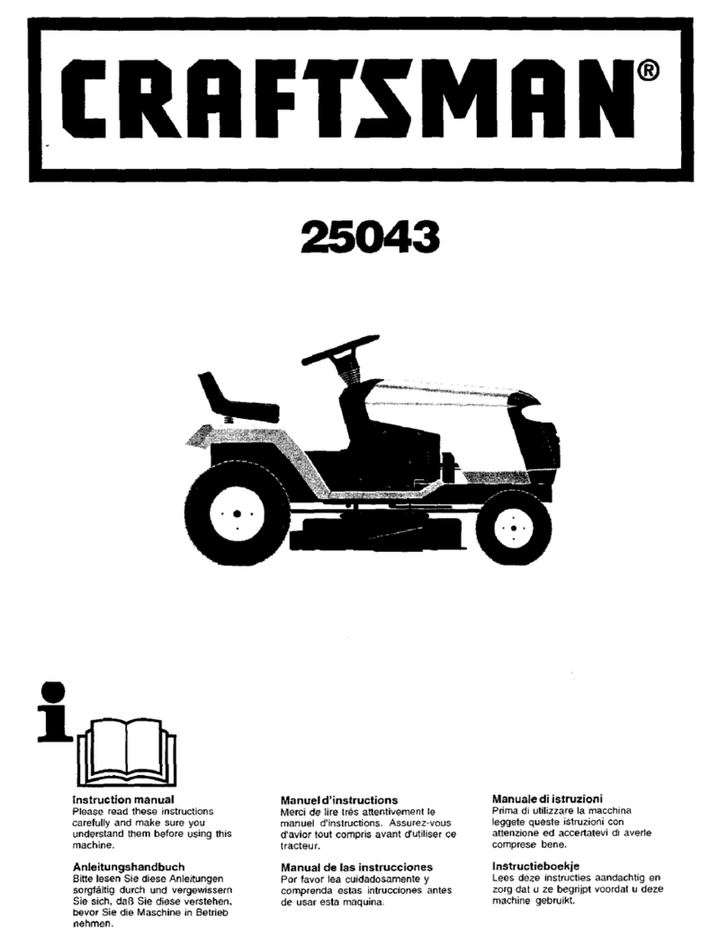 Craftsman 25O43 User manual