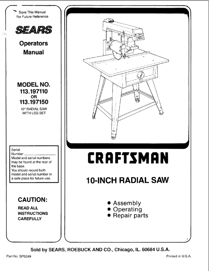 Craftsman 113.197110 Operator's manual
