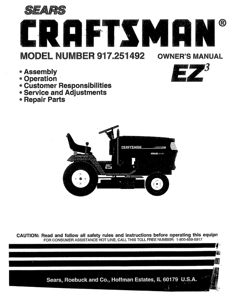 Craftsman EZ3 917.251492 User manual