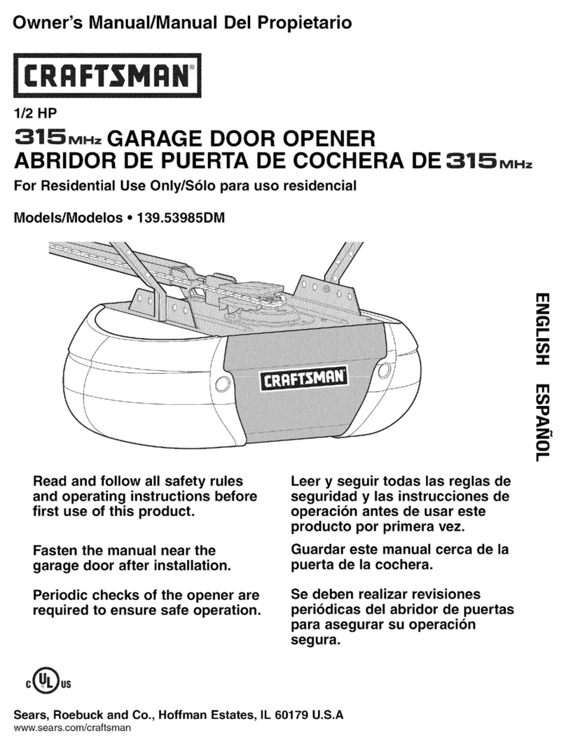 Craftsman 139.53985DM owner's manual