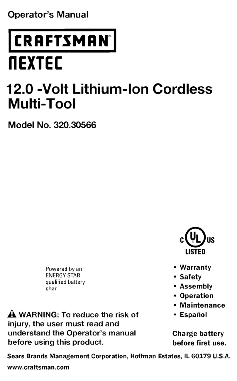 Craftsman nEXTEC 320.30566 User manual