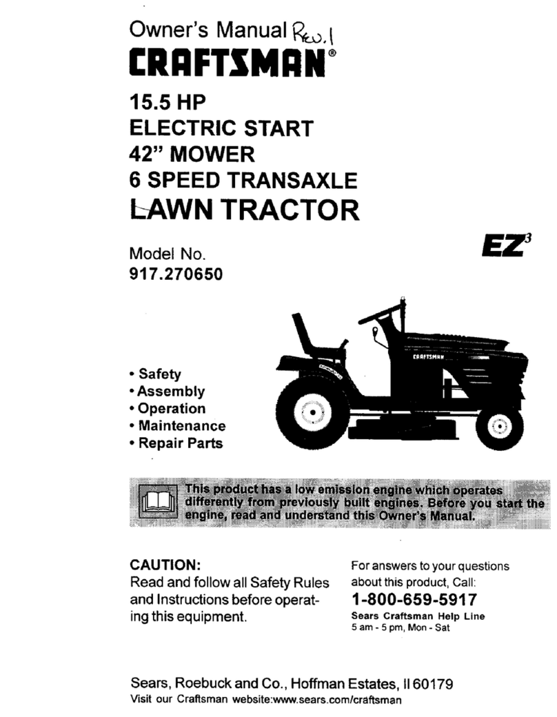 Craftsman EZ3 917.270650 owner's manual