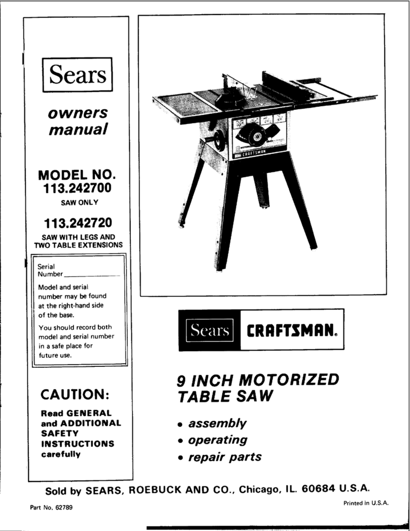 Craftsman 113.242720 owner's manual