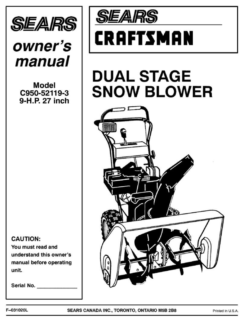 Craftsman C950-52119-3 User manual