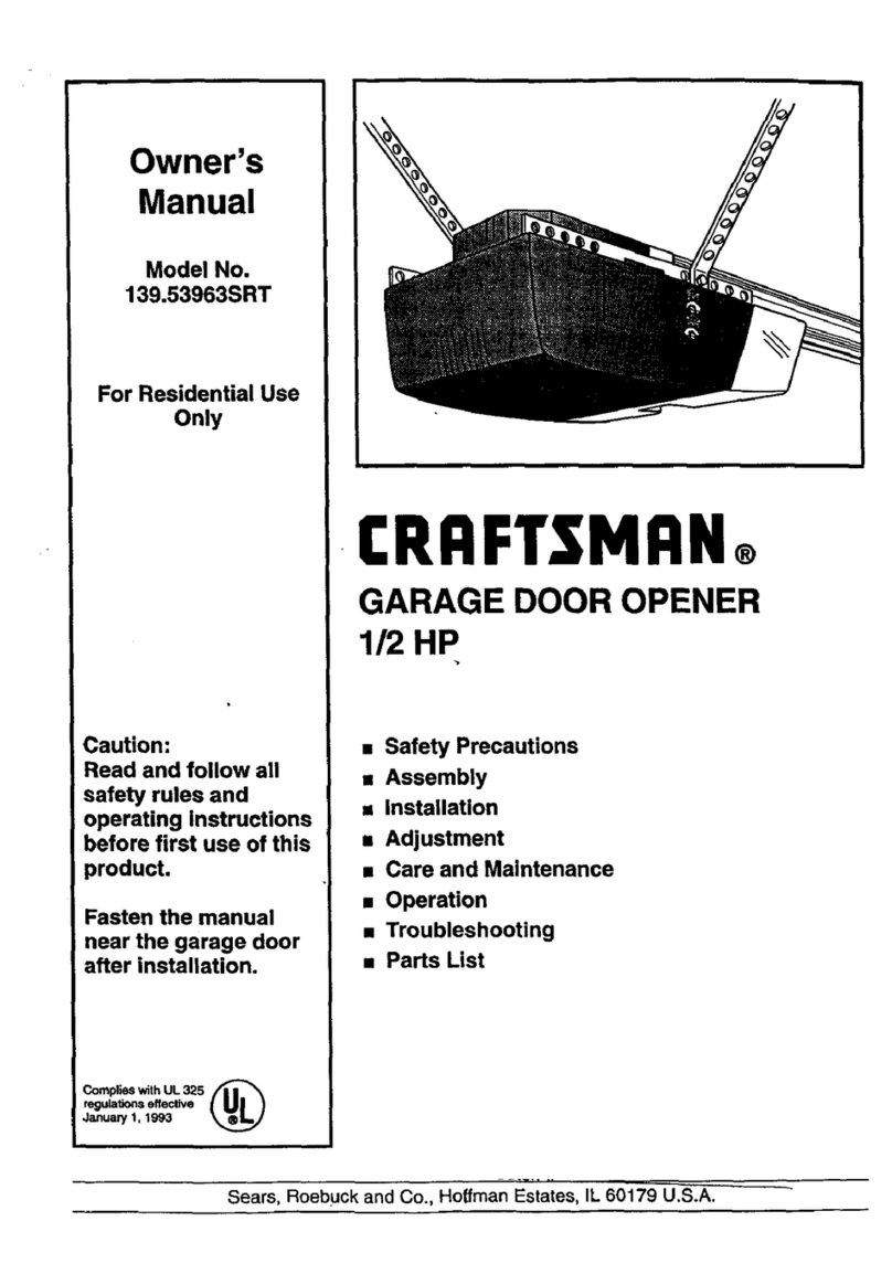 Craftsman 139.53963SRT owner's manual