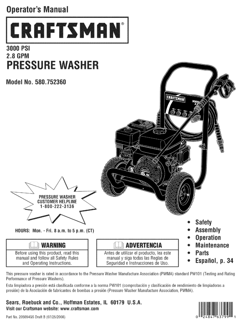 Craftsman 580.752360 User manual